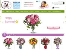 Tablet Screenshot of flowersbymadison.com